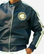 Damian Hardung Maxton Hall The World Between Us James Beaufort Blue Bomber Jacket