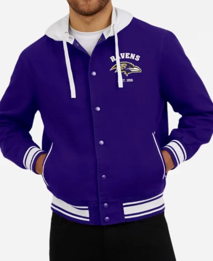 Darius Rucker Baltimore Ravens Fanatics Hooded Jacket
