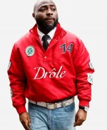 Davido Paris Fashion Week Red Jacket