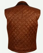 Davis Collins Ransom Canyon Leather Vest - Brown