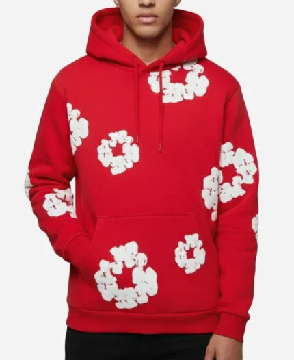 Denim Tears Red Hoodie