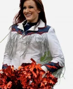 Denver Broncos Cheerleaders White Jacket