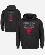 Derrick Rose Chicago Bulls Reflective Player Hoodie