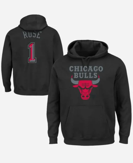 Derrick Rose Chicago Bulls Reflective Player Hoodie