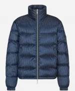 Dior Oblique Blue Down Puffer Jacket