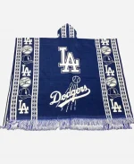 Dodgers Wool Hooded Poncho