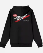 Dr Pepper Kanji Black Logo Hoodie