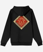 Dr Pepper Logo Black Zip-Up Hoodie