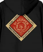 Dr Pepper Logo Zip-Up Hoodie