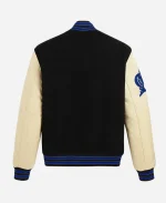 Duke Blue Devils 1838 Black & Off White Varsity Jacket
