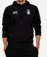 EA7 Team Italy 2026 Black Hoodie