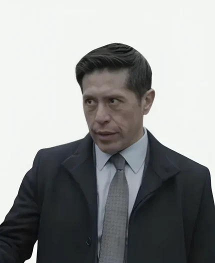 Eddie Martinez The Sinner Season 04 Vic Soto Black Long Coat