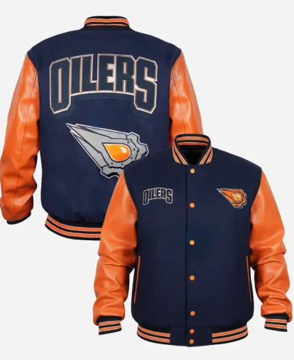 Edmonton Oilers Varsity Jacket