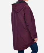 Elena Ravenscroft Purple Hooded Jacket