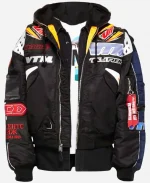 Vetements X Alpha Industries Racing Hooded Jacket - Black
