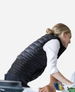 Elizabeth Holmes The Dropout S01 Black Puffer Padded Vest