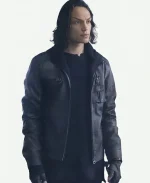 Elnor Star Trek Picard S02 Evan Evagora Black Leather Jacket