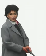 Emmy Raver-Lampman The Beekeeper 2 Grey Coat
