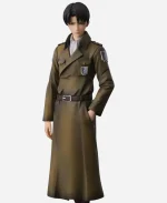 Eren Jaeger Attack on Titan Green Trench Coat - Jacket Era
