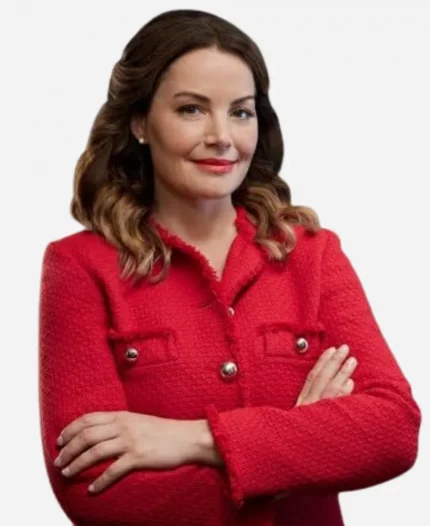 Erica Durance Ms. Christmas Comes to Town Red Jacket