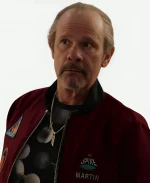 Ethan Phillips Avenue 5 Bomber Jacket Spike Martin Jacket
