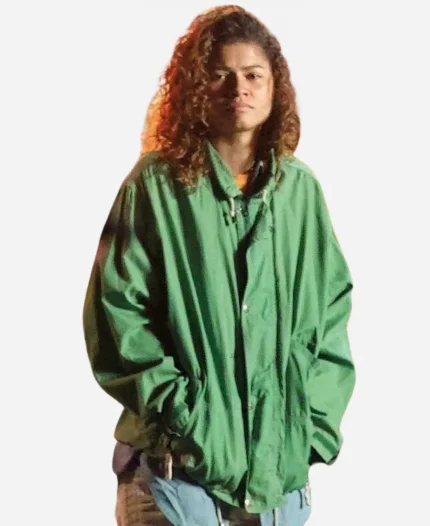 Euphoria S03 Zendaya Green Jacket