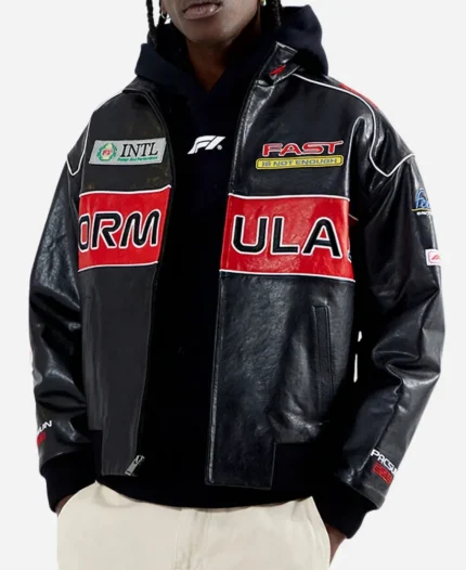 F1 x PacSun Pole Position Leather Jacket