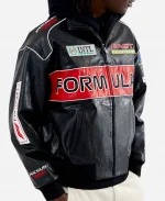 Formula 1 x PacSun Pole Position Leather Jacket - Black