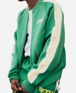 Free The Youth Fty Tear Chain Track Jacket - Green