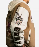 GRAF&WU Brainpower Potted Plant Brown Leather Jacket