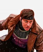 Gambit Deadpool and Wolverine Brown Leather Coat