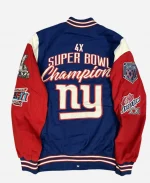 Giants 4X Super Bowl Varsity Jacket