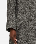 Gigi Hadid Grey Wool Coat