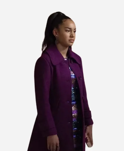 Gina High School Musical The Series Purple Coat