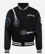 Godspeed James Blake Black Varsity Jacket