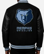 Grizzlies Varsity Jacket - Black