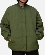 Hannah Fry Green Bomber Jacket
