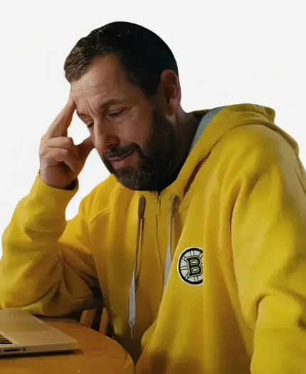Happy Gilmore 2 Adam Sandler Boston Yellow Hoodie