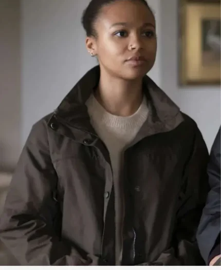 Harper Stern Industry 2022 Myha’la Brown Cotton Jacket