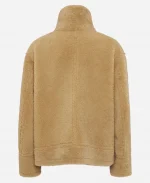 Hudson Williams Giorgio Armani Shearling Aviator Jacket