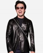 Hudson Williams Milan Fashion Week Leather Balzer