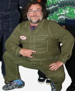 Jack Black Anaconda 2025 London Photocall Green Jumpsuit