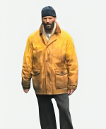 Jason Statham Yellow Cotton Jacket