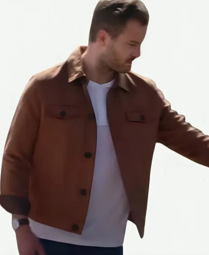 Jim Bakkum Just Say Yes 2021 Brown Trucker Jacket