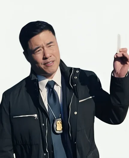 Jimmy Woo WandaVision Randall Park Black Cotton Jacket