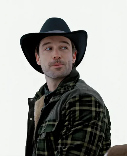 Joey Scarpellino A Wild West Christmas Black Flannel Jacket