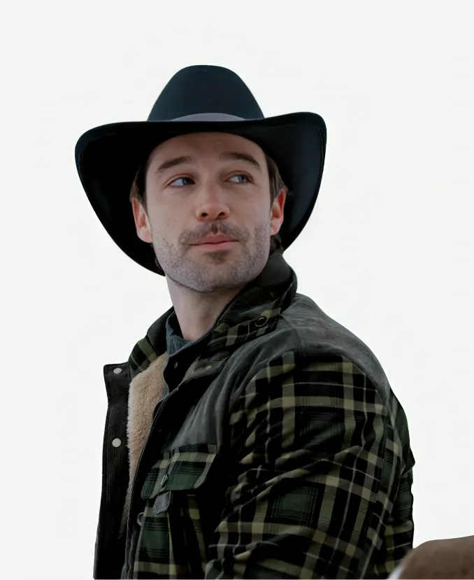 Joey Scarpellino A Wild West Christmas Black Flannel Jacket Joey Scarpellino A Wild West Christmas Black Flannel Jacket