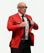 John MacLean Former Devils Coach Ring of Honor Red Blazer Jacket