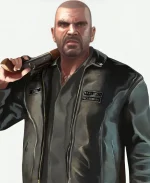 Johnny GTA The Lost MC Leather Jacket - Black