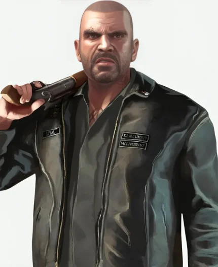 Johnny GTA The Lost MC Leather Jacket - Black